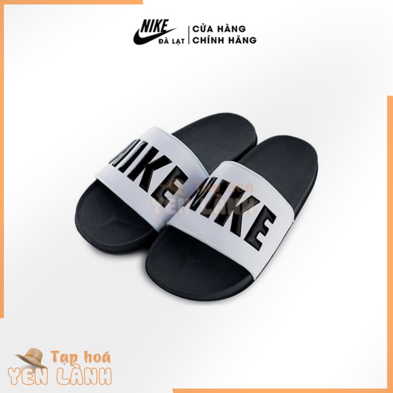 Dép Nike White Black Orange BQ4639- 001 Dép lê quai ngang Màu Đen Trắng