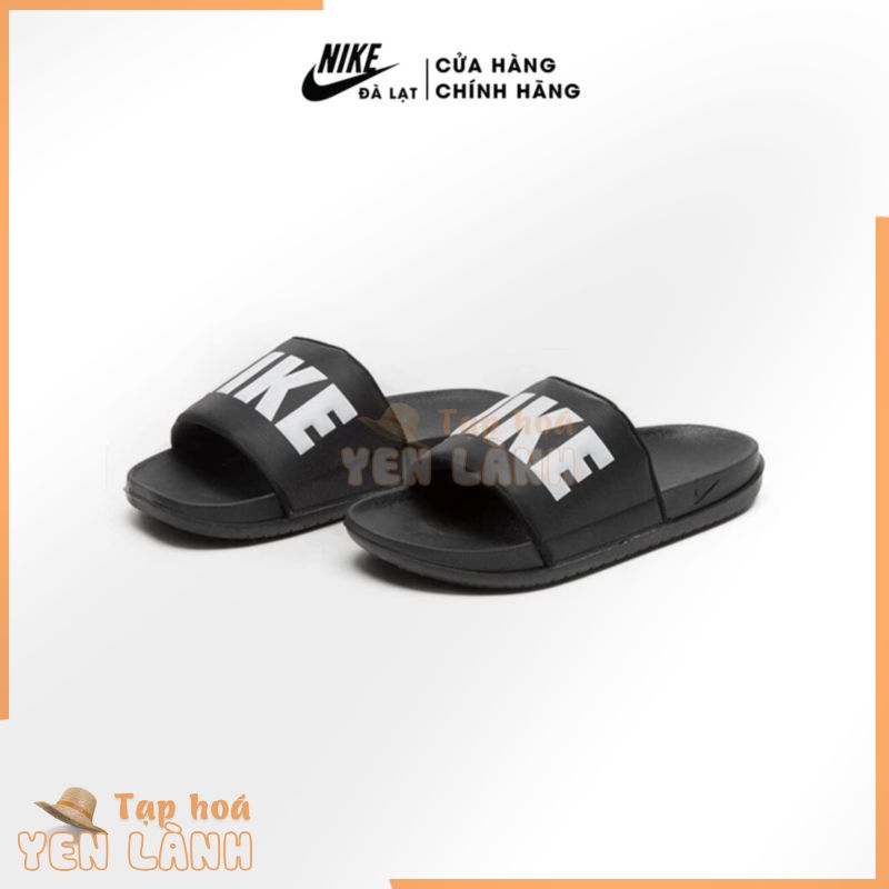 Dép Nike Nam Quai Ngang đế cao su chống thấm nước Offcourt Slide Black/White Màu Đen Trắng – BQ4639-012