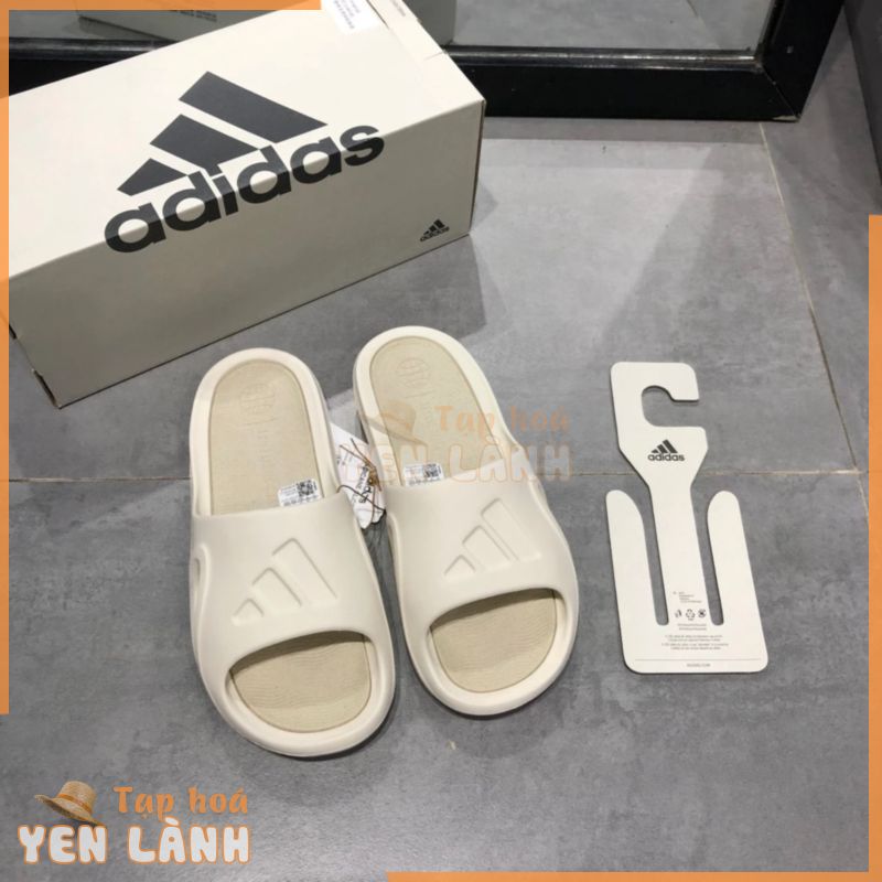 [ Chính Hãng ] Dép quai ngang adidas Adicane Slide ‘ Off White ‘ ( IE0164 ) màu Trắng Kem | PiuPiu Authentic