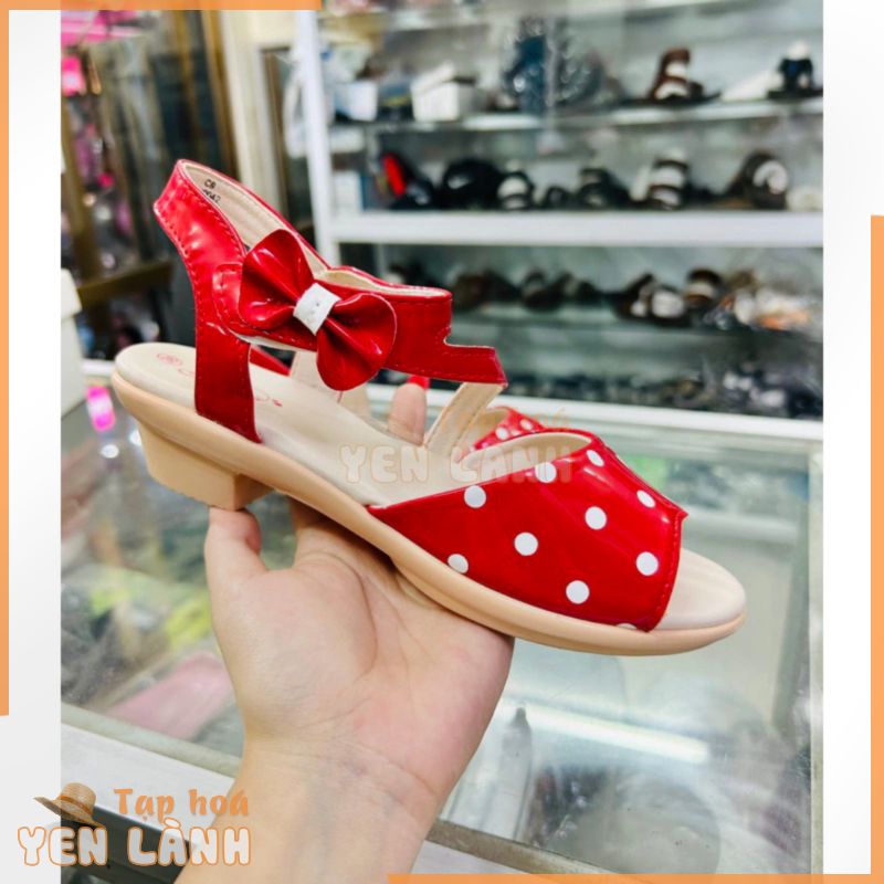 [Giảm Giá] Dép quai hậu/ sandal trẻ em/ bé gái Biti.s ❤️FREE SHIP❤️ size 33-36 Đỏ-Trắng