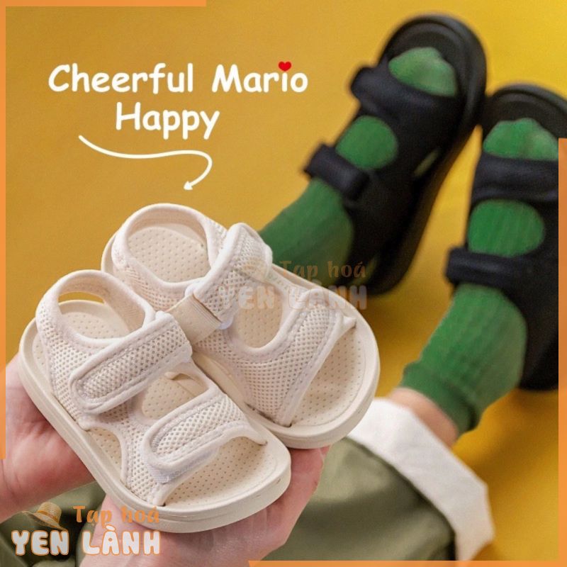 DÉP SANDAL cho bé, quai hậu MARIO [CHÍNH HÃNG] cho bé trai bé gái từ 2-6 tuổi