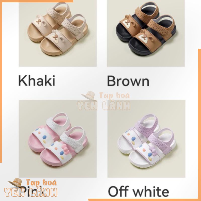 Dép quai hậu cho bé Sandal Cheerful Mario 9288 bé trai bé gái từ 2-6 tuổi chống trơn trượt siêu êm mềm