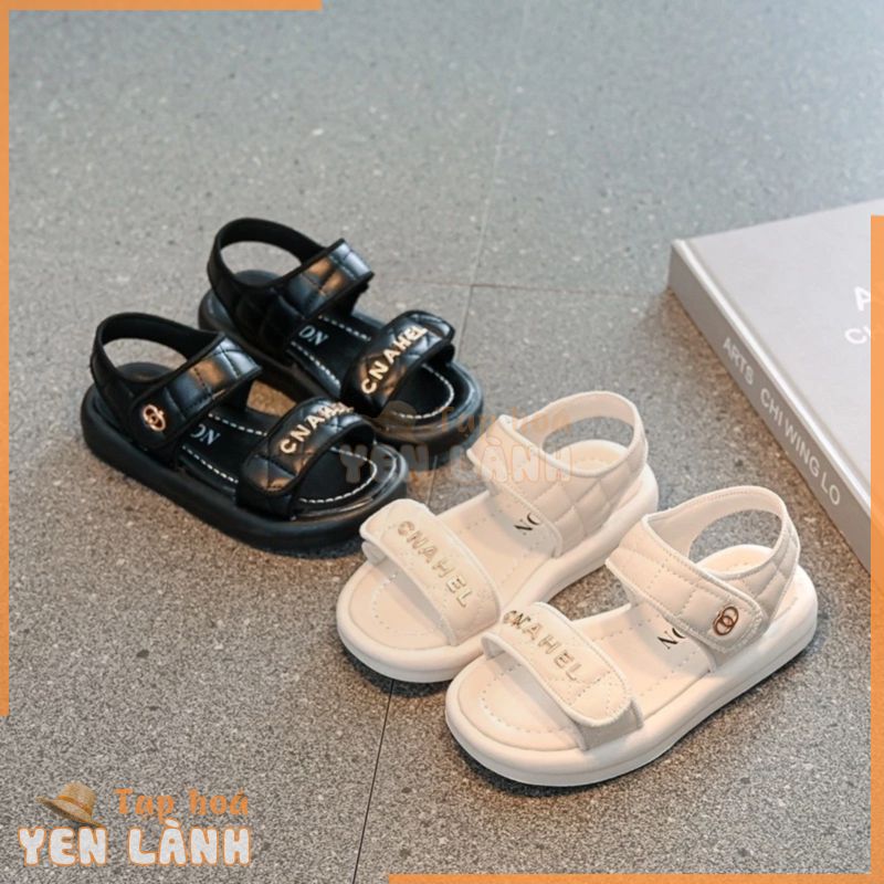 Dép Sandal Bé Gái từ 2-10 Tuổi Họa Tiết CNAHEL size 23-37, Kiểu Dáng Hàn Quốc Siêu Mềm Nhẹ, Chống Trơn Trượt Tốt 2248