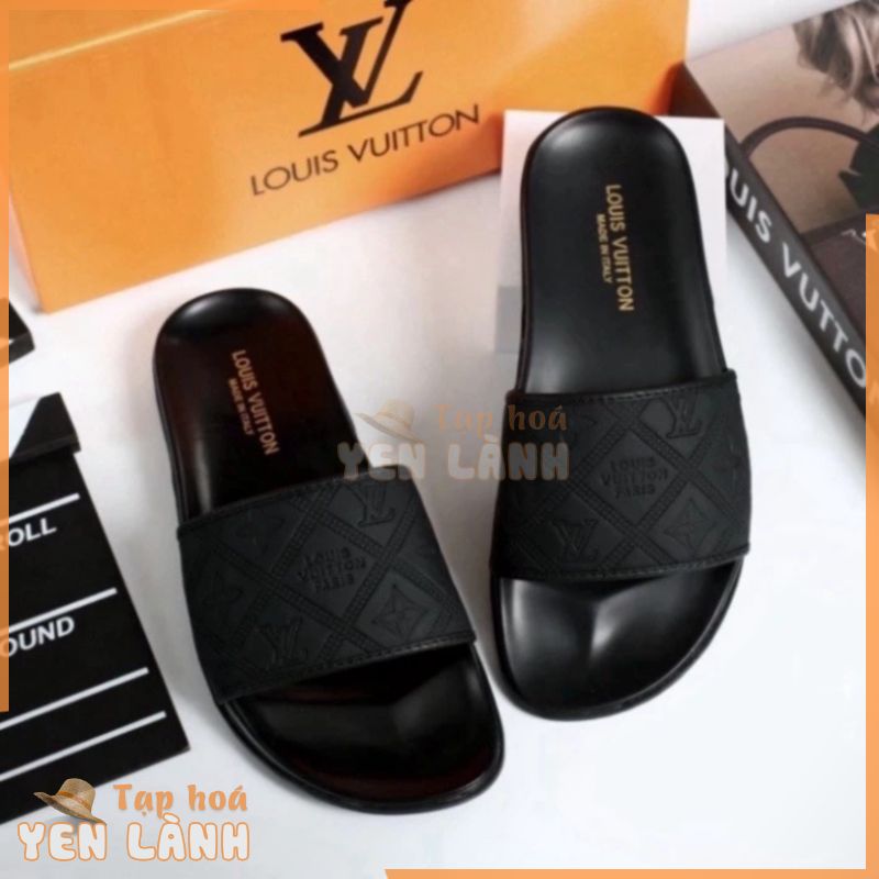 [Top Bán Chạy] Dép Nam Quai Ngang, Dép Boy Phố, Dép Louis vuitton LV in Đủ size 37-43