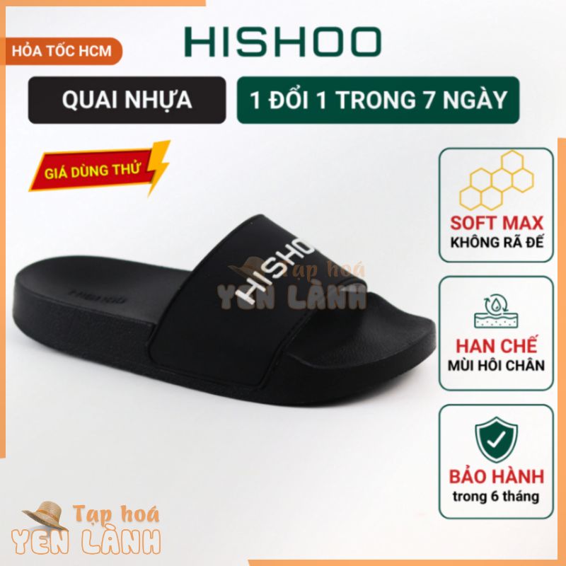 Dép quai ngang slipper Tổng Hợp quai nhựa trẻ em cao cấp nam, nữ HISHOO siêu nhẹ thời trang size 36 – 45 N333