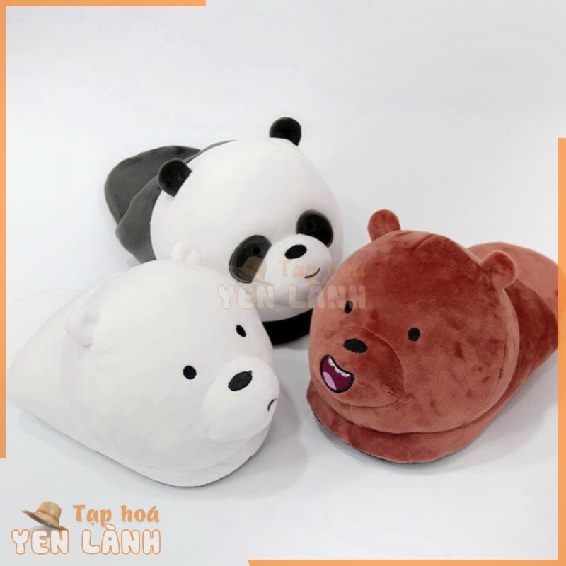 Dép Đi Trong Nhà Họa Tiết We Bare Bears Xinh Xắn