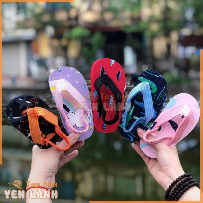 Sandal/ Dép Xỏ Ngón Cho Bé Có Quai Hậu Đế Xốp Nhẹ Nhàng Thời Trang Mùa Hè Nhiều Màu Sắc Cho Bé Trai Bé Gái (Mẫu 1-5)