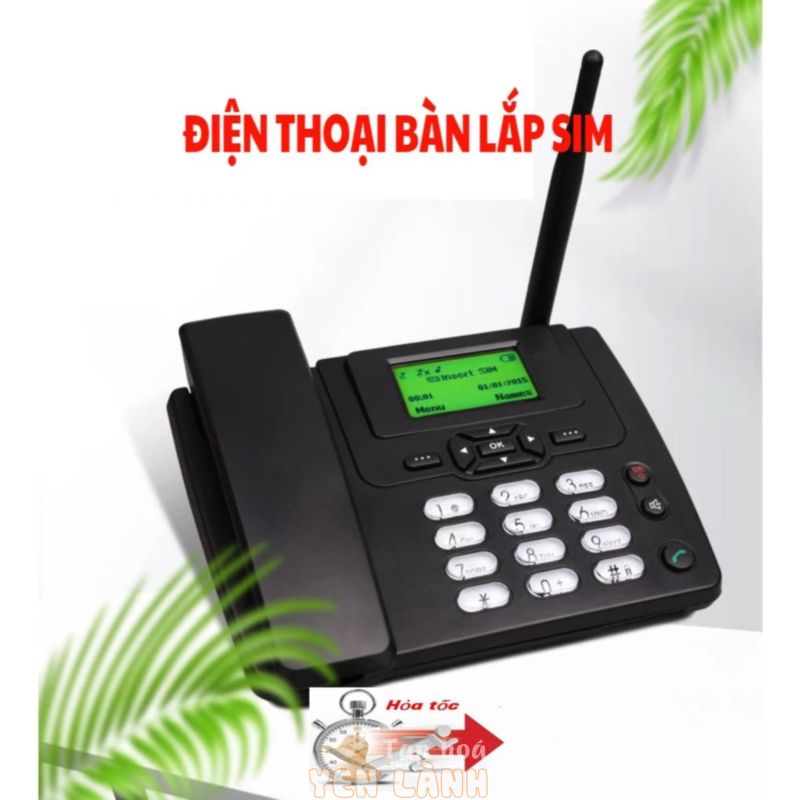 Điện thoại bàn không dây lắp sim di động, gphone, homephone ETS 3125i Huawei