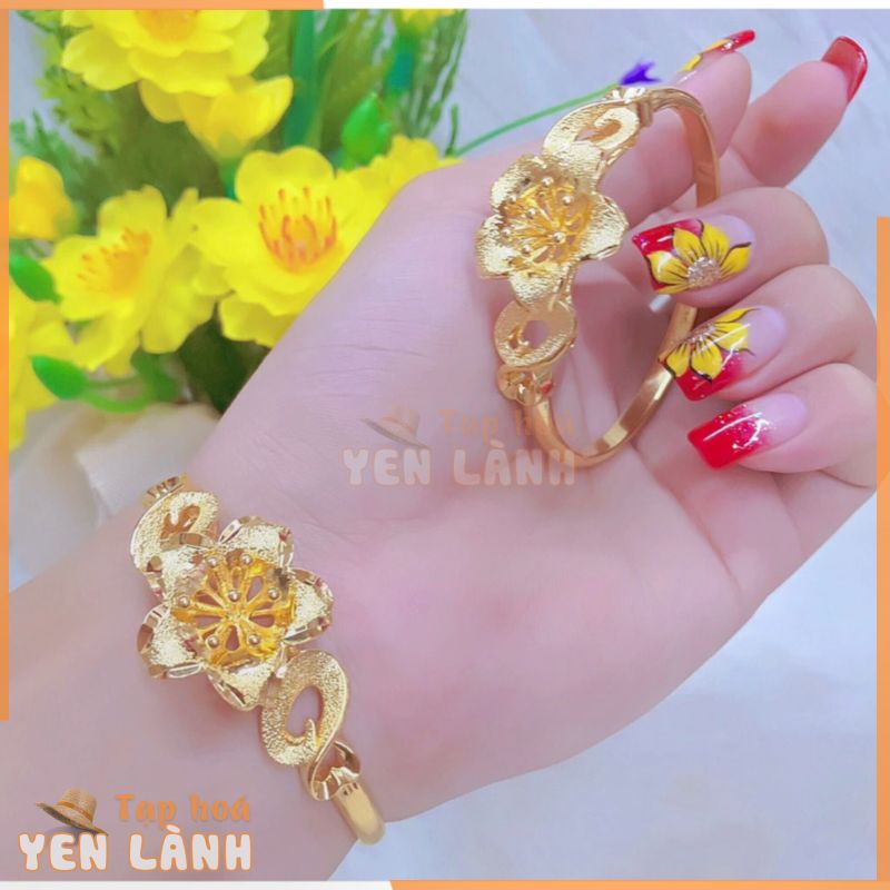 Vòng Tay Nữ, Vòng Tay Cưới Mạ Vàng 24K – Bao Đổi Trả 07 Ngày – Quý Khách Nhớ Đo Ni