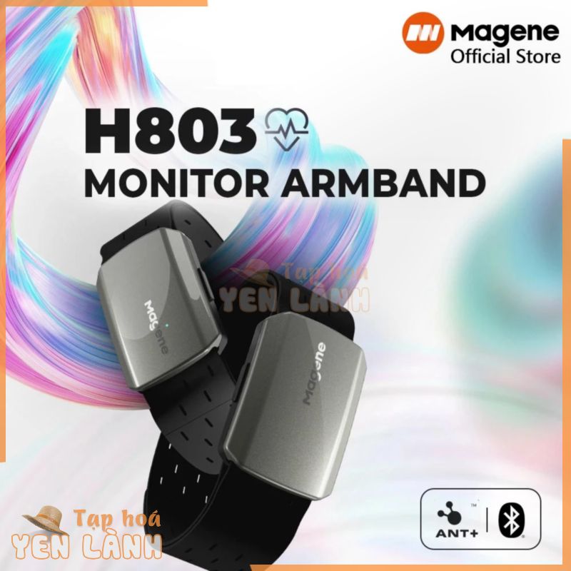 Vòng Đeo Tay Thông Minh Magene H803 Đo Nhịp Tim Chế Độ Kép Cảm Biến Bluetooth Có Dây Đeo Cánh Tay Cho Chạy Bộ / Xe Đạp