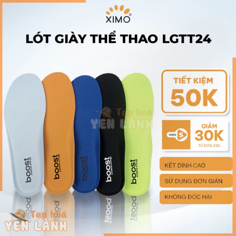 Lót Giày Thể Thao XIMO Siêu Êm Chân Thế Hế Mới LGTT24 (1 đôi)