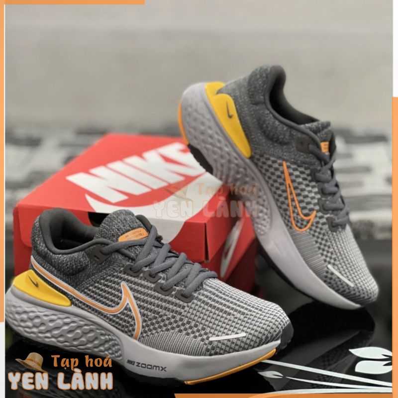 Giày Thể Thao Nike Invincible Nam Màu Xám Dòng Chạy Bộ Thời Trang Cao Cấp full box