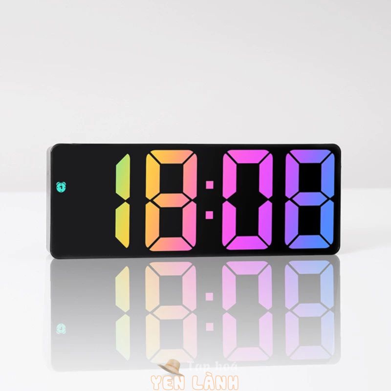 Đồng hồ LED 3D treo tường, để bàn thông minh TN828 Smart Clock