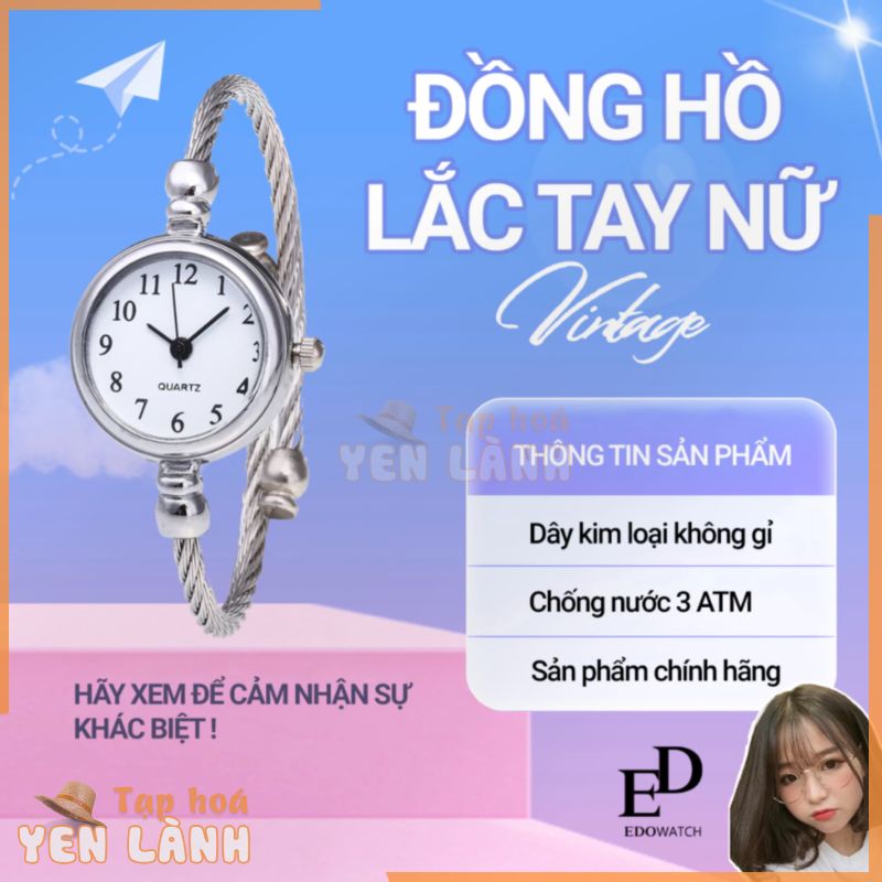 Đồng hồ lắc tay nữ, đồng hồ đeo tay nữ kiểu đẹp đi học, đi làm, MIKO chính hãng,thiết kế thời trang