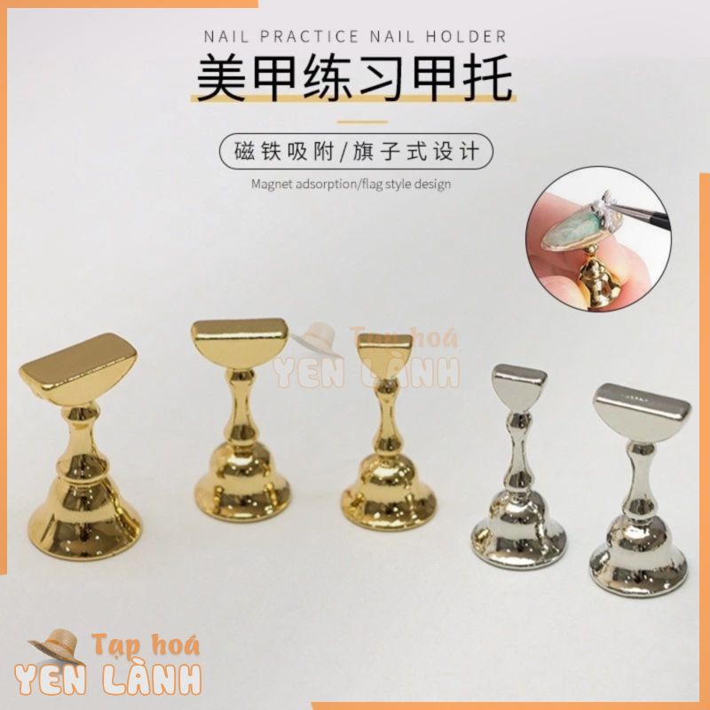 Nhật Bản Thực Hành Móng Tay Vòng Tay Móng Tay Kim Loại Đơn Giản Mạnh Từ Tính Handmade Dụng Cụ Đeo Móng Tay DIY Dụng Cụ Làm Móng Tay