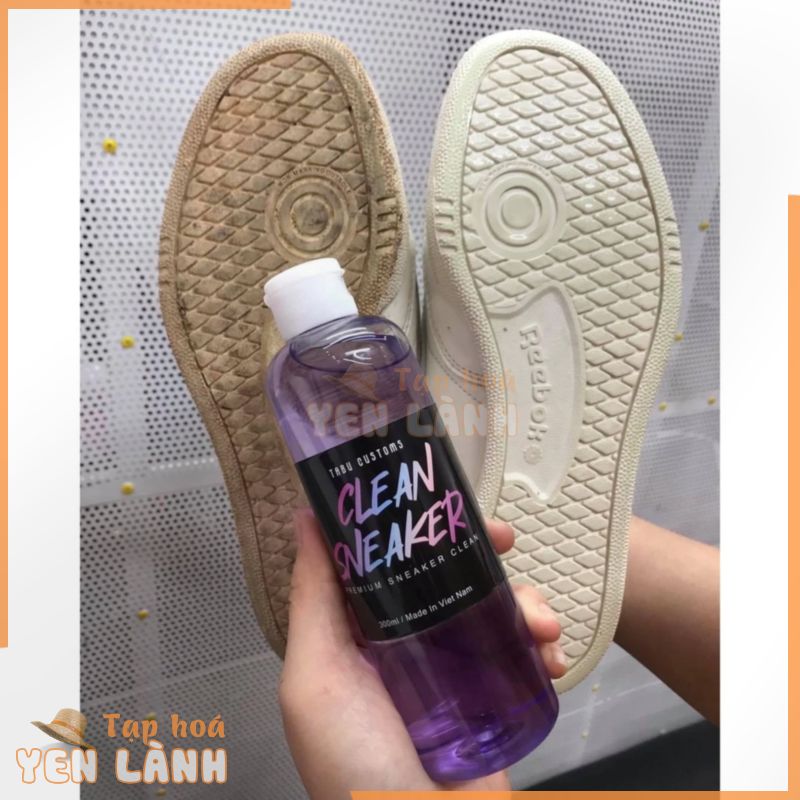 Dung dịch vệ sinh giày #Cleansneaker dùng cho các loại giày thể thao, bề mặt lưới, vải cotton