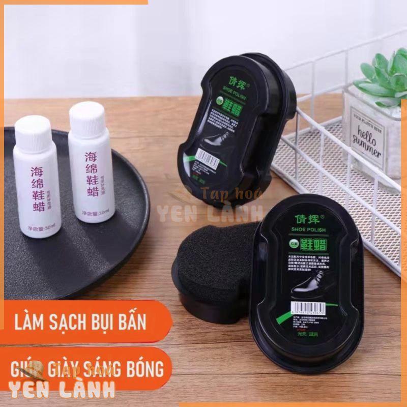 Gel Và Miếng Dán Bọt Biển Đánh Giày, Giúp phục Hồi Màu Sắc, Loại Bỏ Vết Bẩn, Chống Thấm Nước Bảo Vệ Giày