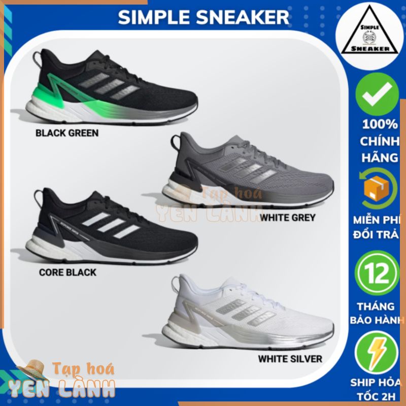 Giày Chạy Bộ Adidas Response Super Chính Hãng  SIMPLE SNEAKER  ADIDAS RESPONSE SUPER 2.0 Màu Đen Thể Thao Nam Nữ Giá Rẻ