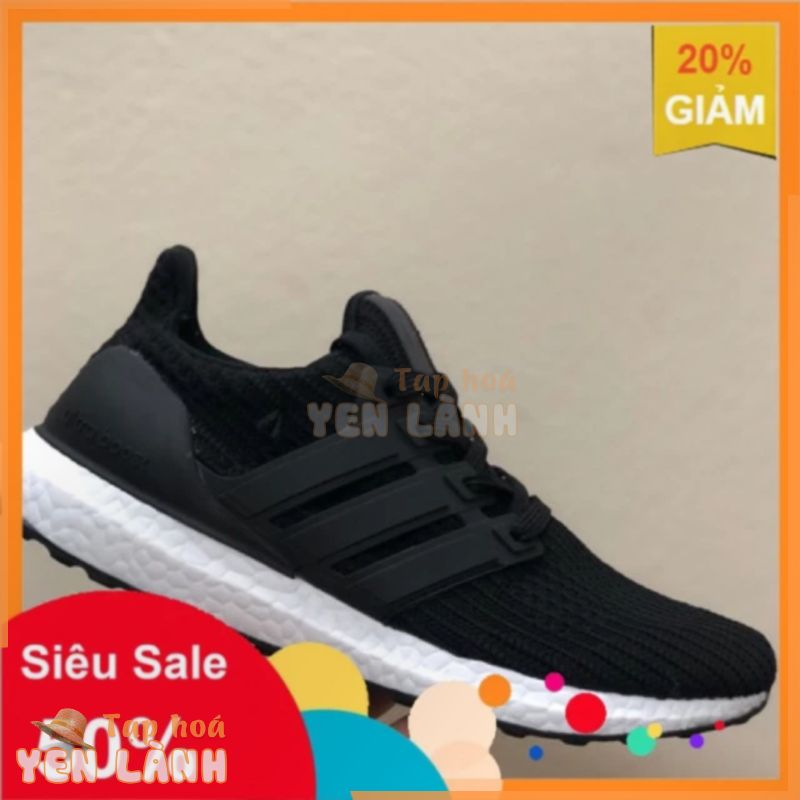 xiêu giảm giá ⚡ [XẢ KHO] Ảnh thật+video Giày Ultra boost 4.0 Đen [ĐEP CHUẨN ]   ✔️ : : : rẻ vô địch *