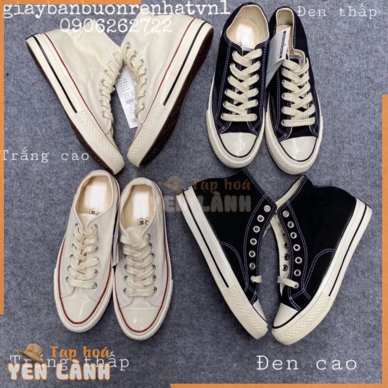 Tặng kèm Boxbill+Lọ Tẩy Giày thể thao nam nữ Converse 1970s ,giày đẹp giá rẻ