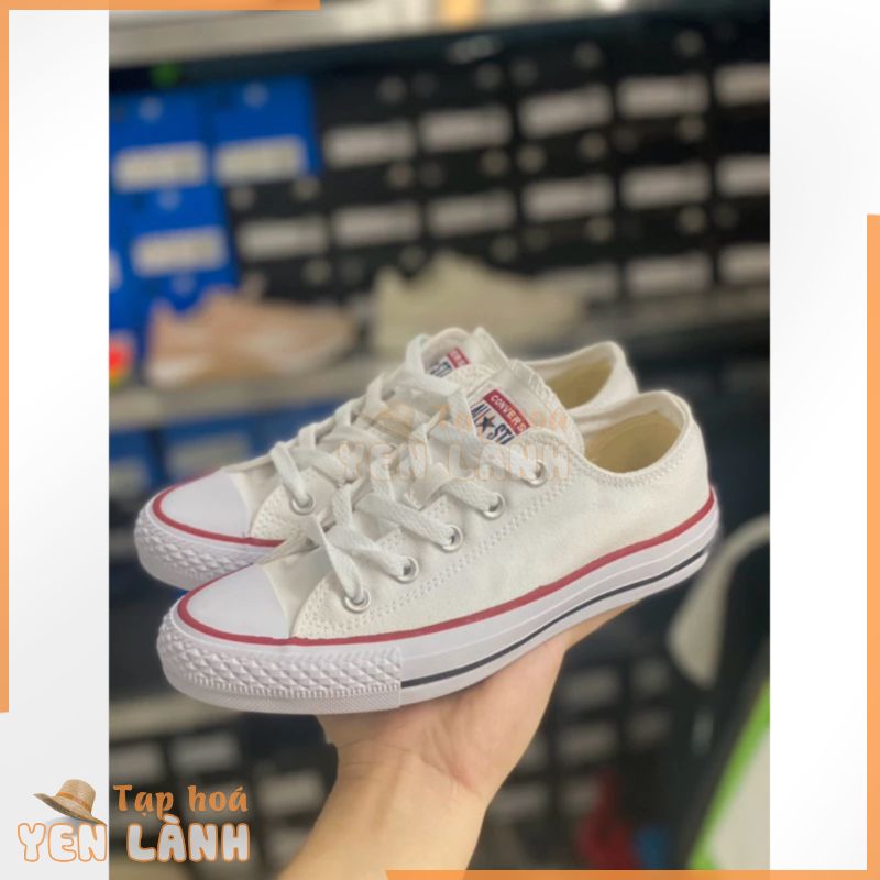 [Real] Converse Classic Trắng Cổ Thấp / White Low giá rẻ