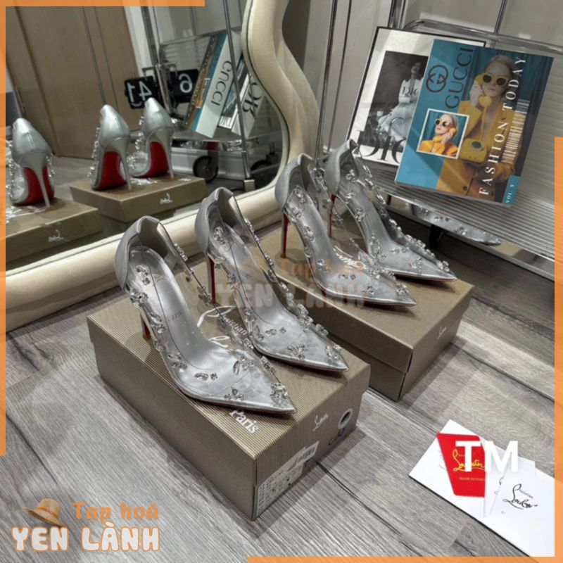 ™️™️™️giày cao gót louboutin sang chảnh lắm lun, về hàng giá cao hơn đợt cũ nha các c, đế lót như siu cấp luôn ạ