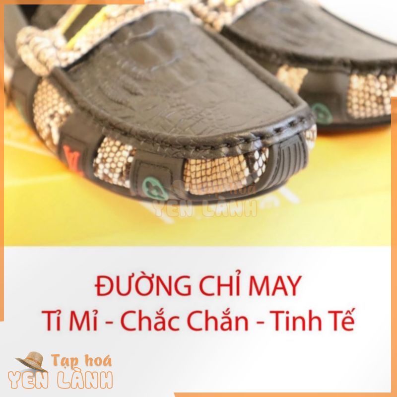 sale 12-12 GIÀY LƯỜI NAM LV Da Bò 100% Cực Phong Cách – Bắt Mắt – Đế Cao Su Cực Êm Chân – chính hãng [GIÁ GỐC]