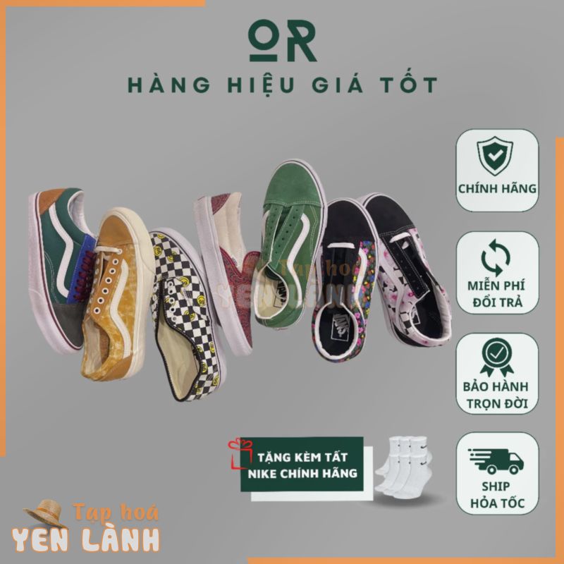 [CHÍNH HÃNG] Giày Vans Lẻ Size Chính Hãng Giá Rẻ – Old Skool, Sk8, Slipon, Authentic – Only Real Sneakers