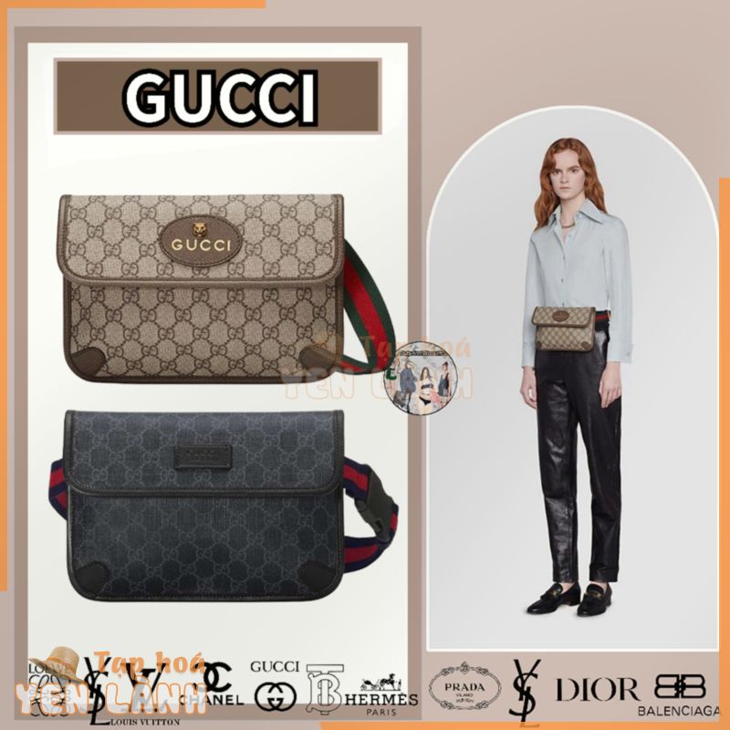 gucci/GG Supreme canvas bag bag/phong cách mới nhất/đại lý mua hàng chính hãng/sản phẩm giảm giá miễn thuế