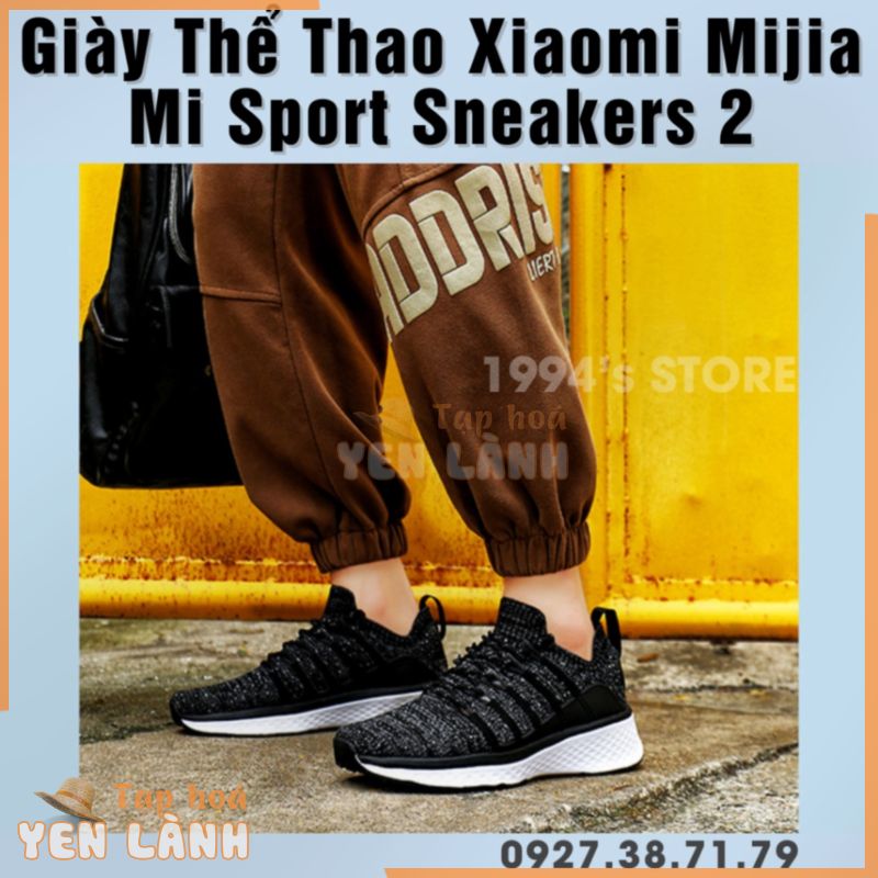 FREESHIP Giày thể thao Xiaomi Mijia Sneakers 2 bản 2023 – Giày running chạy bộ giá rẻ siêu êm – Giặt được bằng máy giặt