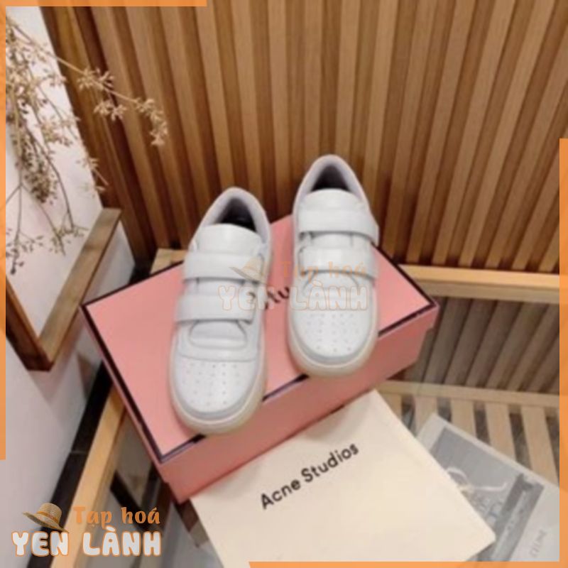 Giày sneaker nữ da thật thời trang cao cấp Acne Studio phong cách trẻ trung,dễ phối đồ