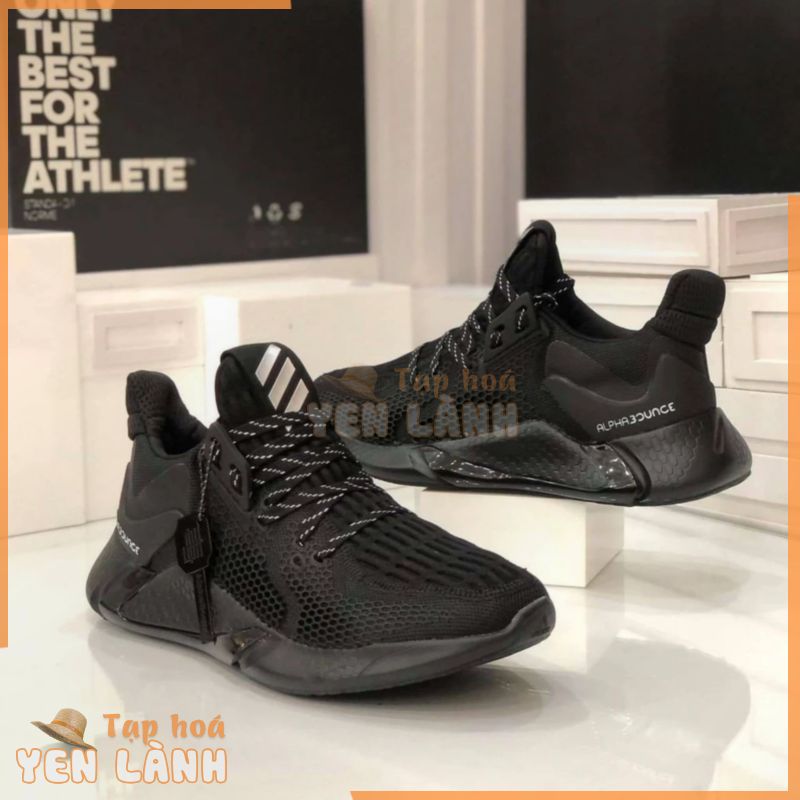 giày Nam Adidas Alphabounce instinct 2020 Full box, bill- Đen Full chữ trắng