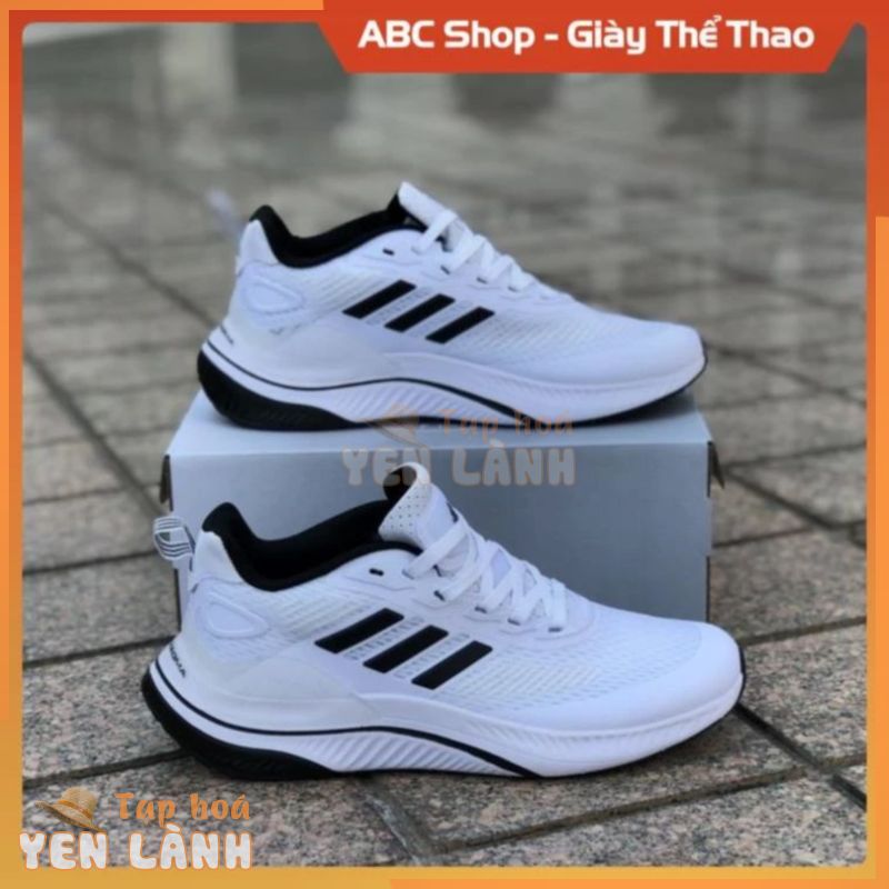 [FreeShip+ Hàng Xịn] Giày Sneaker Nam Nữ Adida,s Alphamagma Trắng vạch Đen, Giầy Alphabounce đen trắng ghi