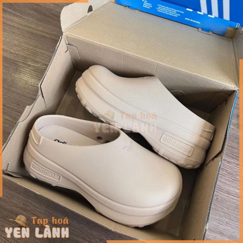 [ Chính Hãng ] Giày Sục Adidas Adifom Stan Smith Mule Wonder Taupe” IE7052 màu Kem Nude Mới 2023 | PiuPiu Authentic