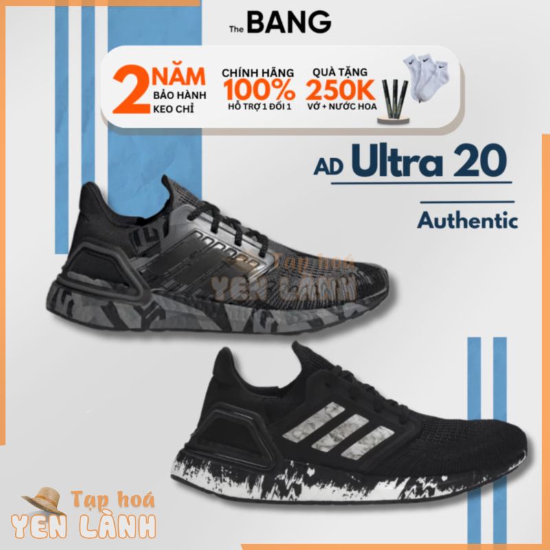 [CHÍNH HÃNG] GIÀY ULTRABOOST 20,  GIÀY CHẠY BỘ, “BLACK CAMO” FV8329, EG1342 “MARBLE SPLATTER” The Bang Sneakers