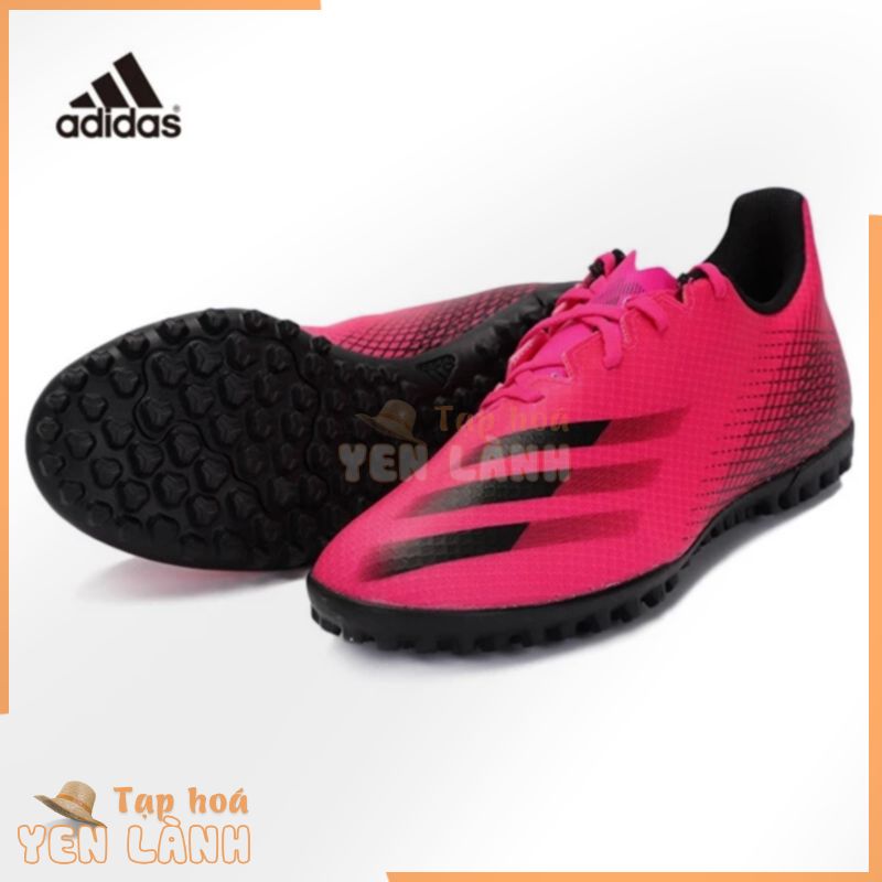 Giày Bóng Đá Chính Hãng Adidas FW6916 X Ghosted TF – Màu Hồng Cánh Sen – Chống Nước , Chống Bẩn 100%