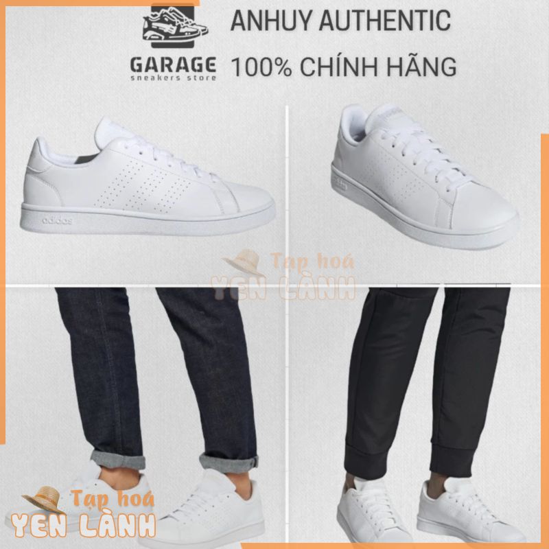 [100% CHÍNH HÃNG] Giày nam Casual thời trang Adidas Advancourt base trắng – EE7692