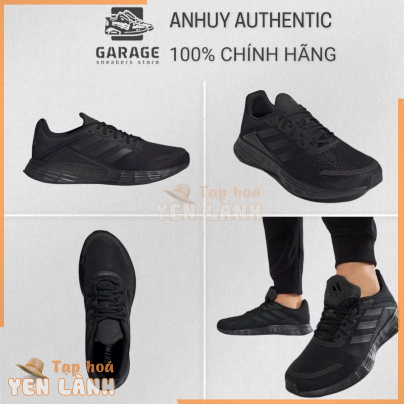 [100% CHÍNH HÃNG] Giày thể thao chạy bộ Adidas Duramo SL all black – FW7393