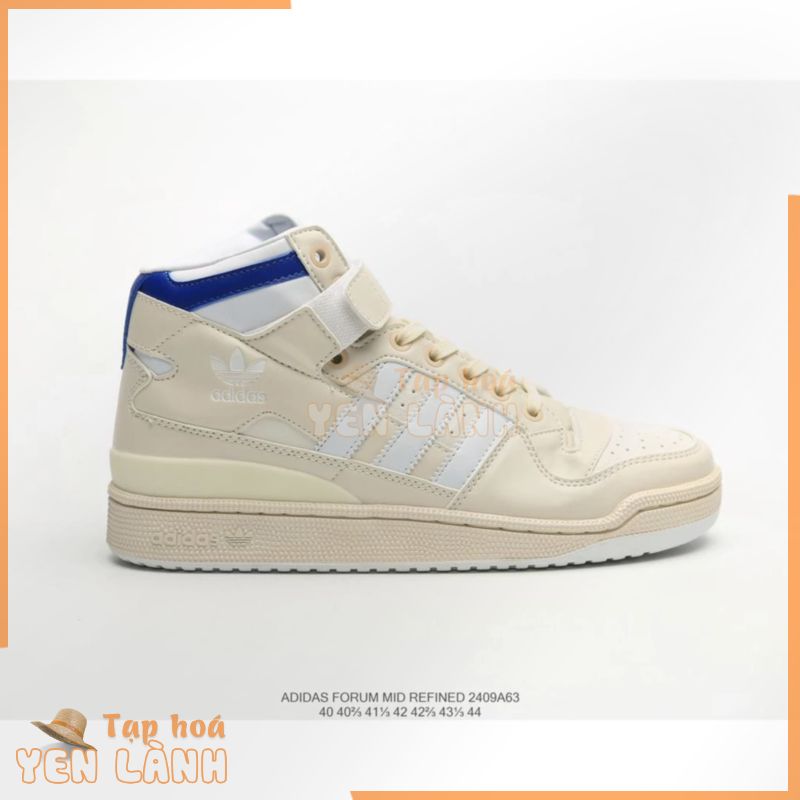 Adidas Forum Mid sneakers giày thông thường giày chạy giày nam giày đế bệt A6308