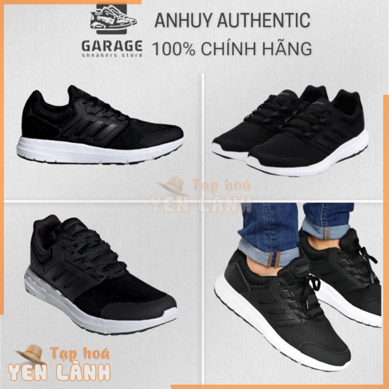 [100% CHÍNH HÃNG] Giày thể thao chạy bộ nam Adidas Galaxy 4M Core black – F36163