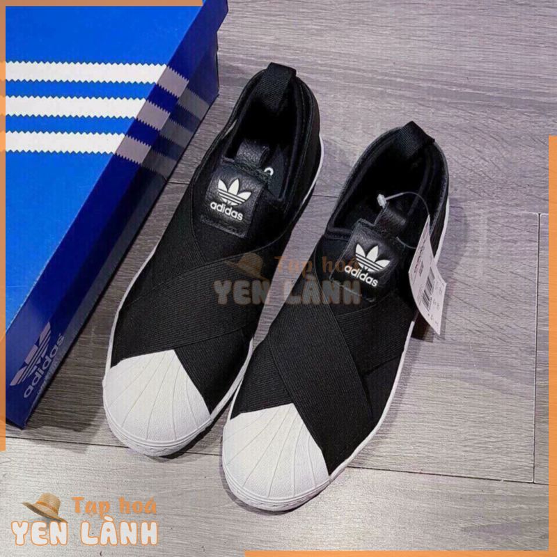 Giày thể thao ADIDAS Slipon mũi sò quai chéo huyền thoại