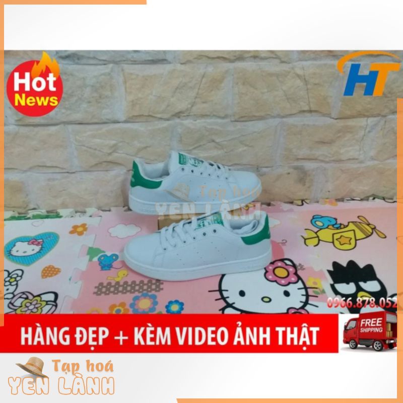 Ẻ  Ấ  [Chính Hãng] ⚡[SALE OFF] Giày Adidas stan smith gót xanh lá Nam nữ . 2020 new . 2020 ️  . NEW new ₛ hot * NEW ⁿ