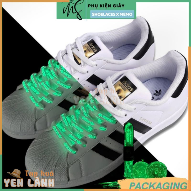 Dây Giày Adidas Hiệu Ứng Phát Sáng Dạ Quang Memolaces