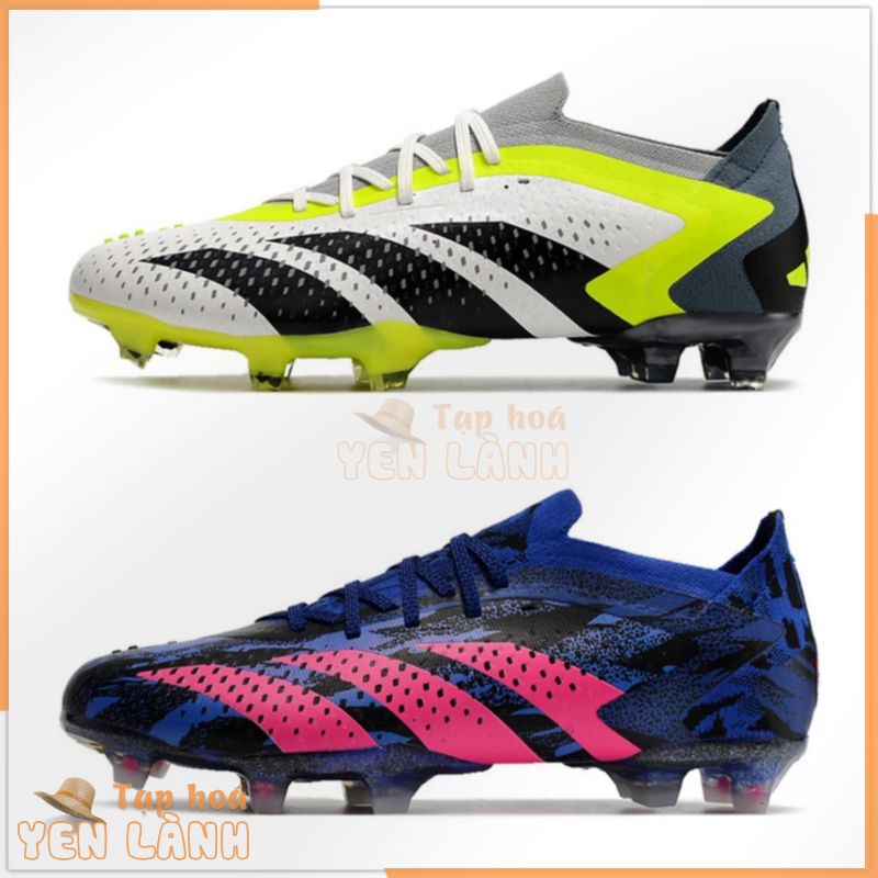 Giày Bốt Đá Banh adidas Xã Hội 2023 predator precuracy paul pogba 1 fg Giày Bốt Nam Cổ Thấp Màu Xanh Đen / Trắng