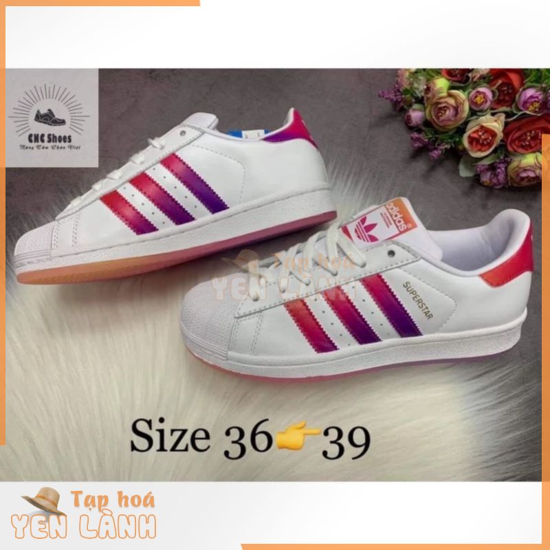 SẴN GIÀY ADIDAS SUPERSTAR HÀNG CHÍNH HÃNG SALE 50% BH 2 Năm 2020 New Có Sẵn :