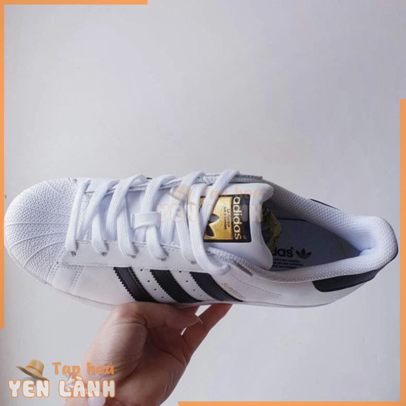 SẴN Giày Adidas Superstar trắng tem vàng new 100% real, full size BH 2 Năm 2020 New Có Sẵn :