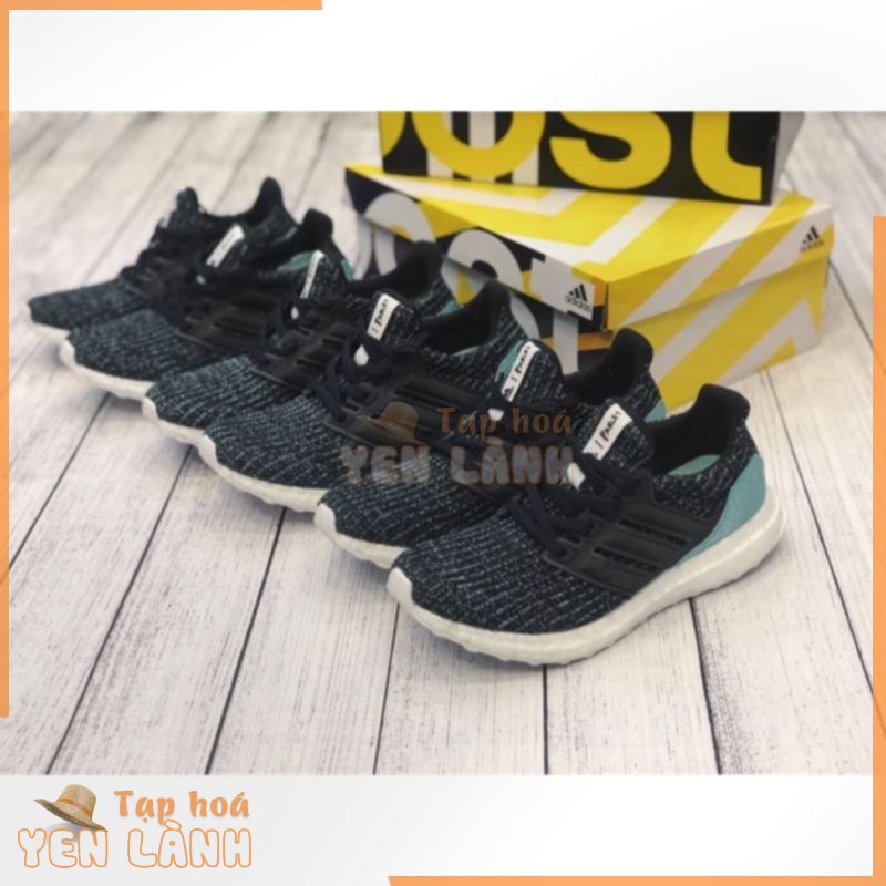 Giày nam nữ Ultra Boost Parley 4.0 Boost ép cao cấp (Xanh)