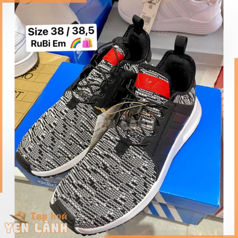 ✅Giày Adidas Nam vải dệt kim màu xám và đen Size 38 hàng có sẵn tại Shop