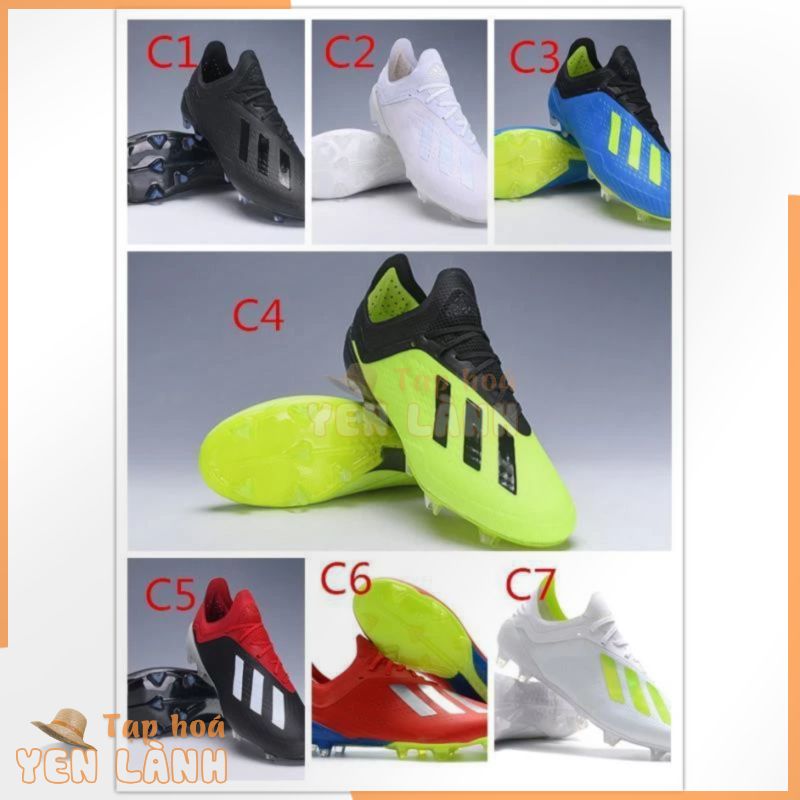 SALE KHỦNG 9/9 Giày thể thao ngoài trời chuyên nghiệp Adidas X 18.1 FG Giày bóng đá đinh 232 `