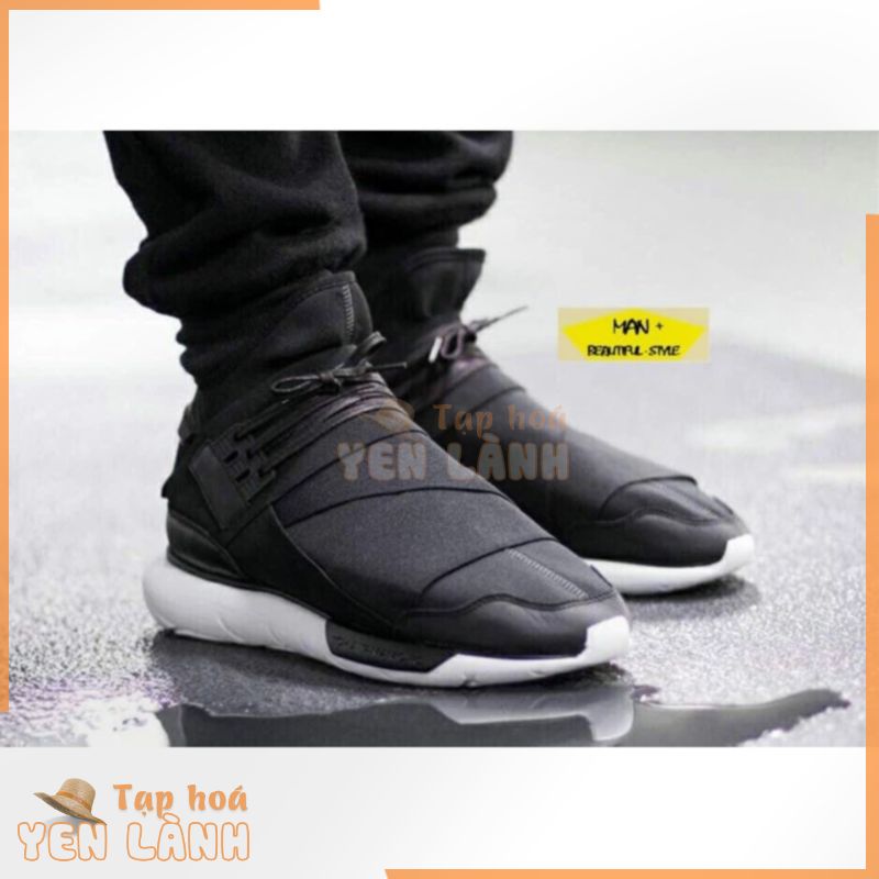 | Xả Xả | Giày thể thao ADIDAS Y3 đen đế trắng (Fullbox) .